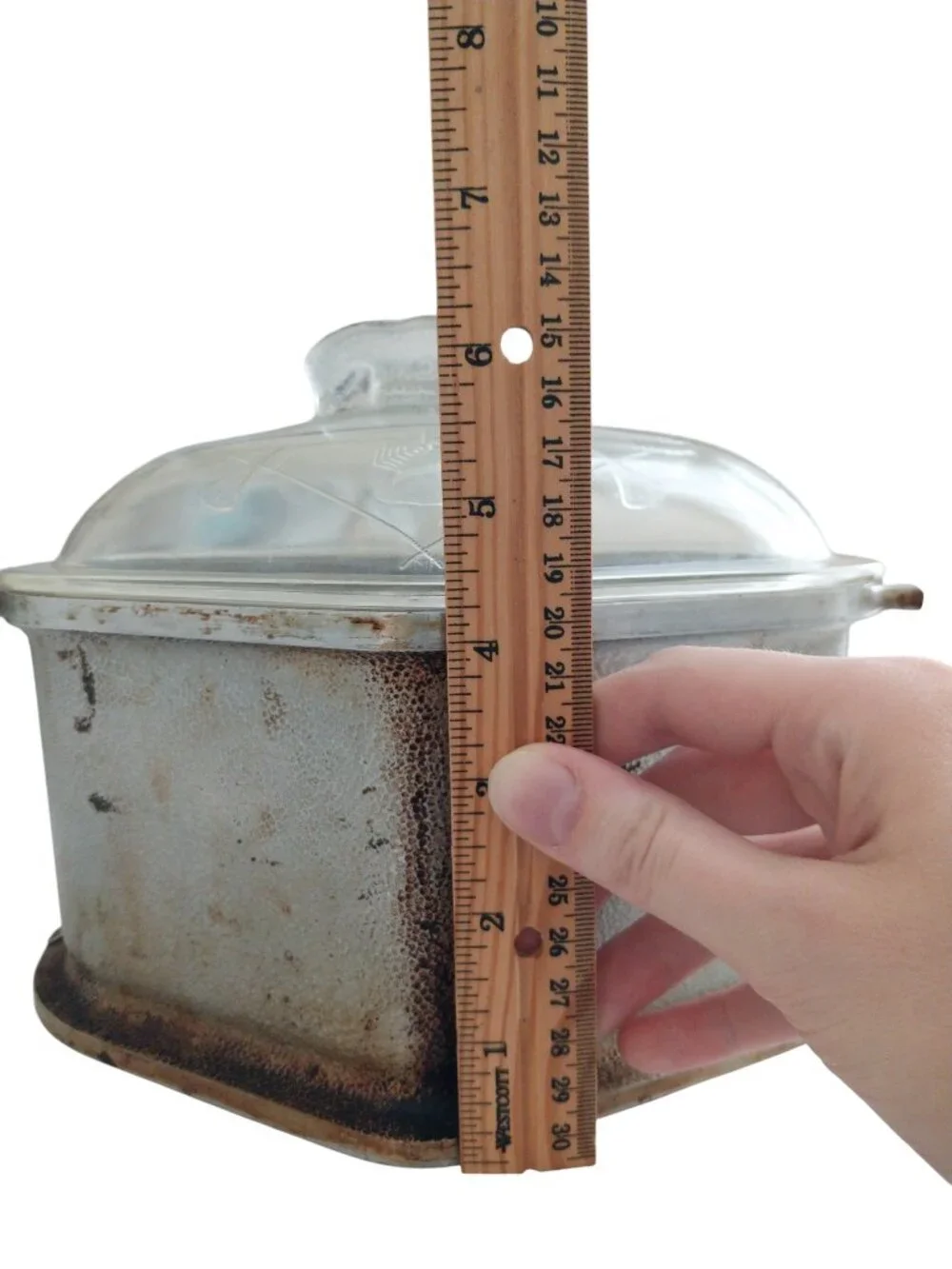 Vintage Guardian Service Ware Tringle Pot Roaster Gently Used Hammered Aluminum